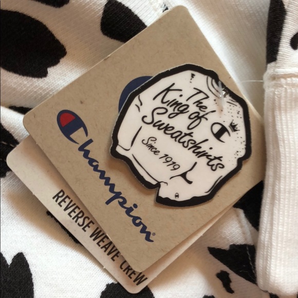 NWT Champion x UO Animal Print Pullover Hoodie - Picture 8 of 8